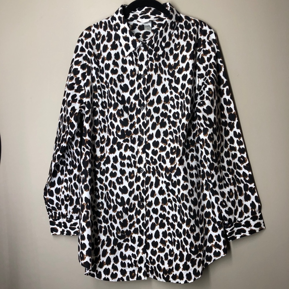 NEW Christopher & Banks Wrinkle Resistant Blouse